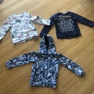 H&M girls sweatshirt bundle